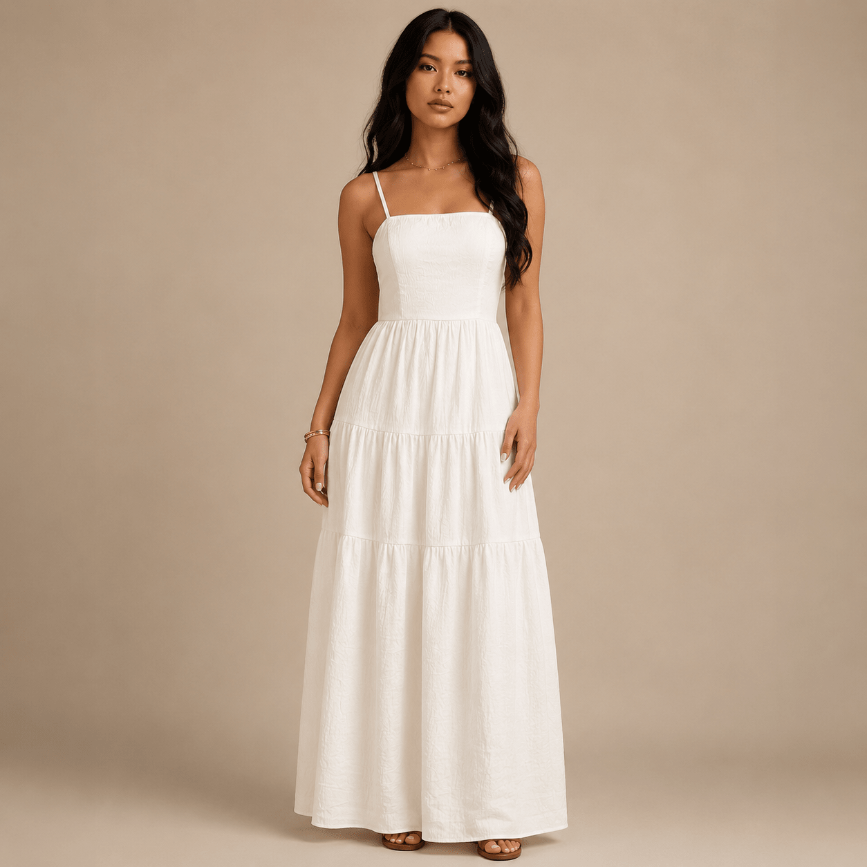 Kleid Éclat Ivoire Louren